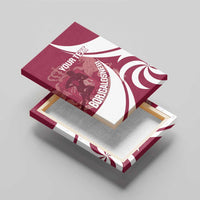 Custom Georgia Rugby Canvas Wall Art Go Borjgalosnebi