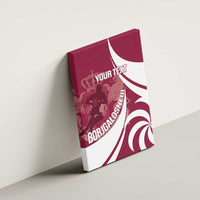 Custom Georgia Rugby Canvas Wall Art Go Borjgalosnebi