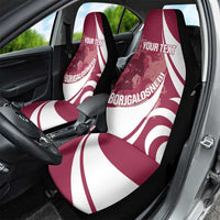 Custom Georgia Rugby Car Seat Cover Go Borjgalosnebi