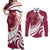 Custom Georgia Rugby Couples Matching Off Shoulder Maxi Dress and Long Sleeve Button Shirt Go Borjgalosnebi