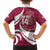 Custom Georgia Rugby Family Matching Off Shoulder Short Dress and Hawaiian Shirt Go Borjgalosnebi