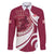 Custom Georgia Rugby Family Matching Puletasi and Hawaiian Shirt Go Borjgalosnebi