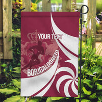 Custom Georgia Rugby Garden Flag Go Borjgalosnebi