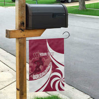 Custom Georgia Rugby Garden Flag Go Borjgalosnebi