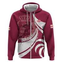 Custom Georgia Rugby Hoodie Go Borjgalosnebi