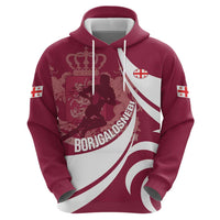 Custom Georgia Rugby Hoodie Go Borjgalosnebi