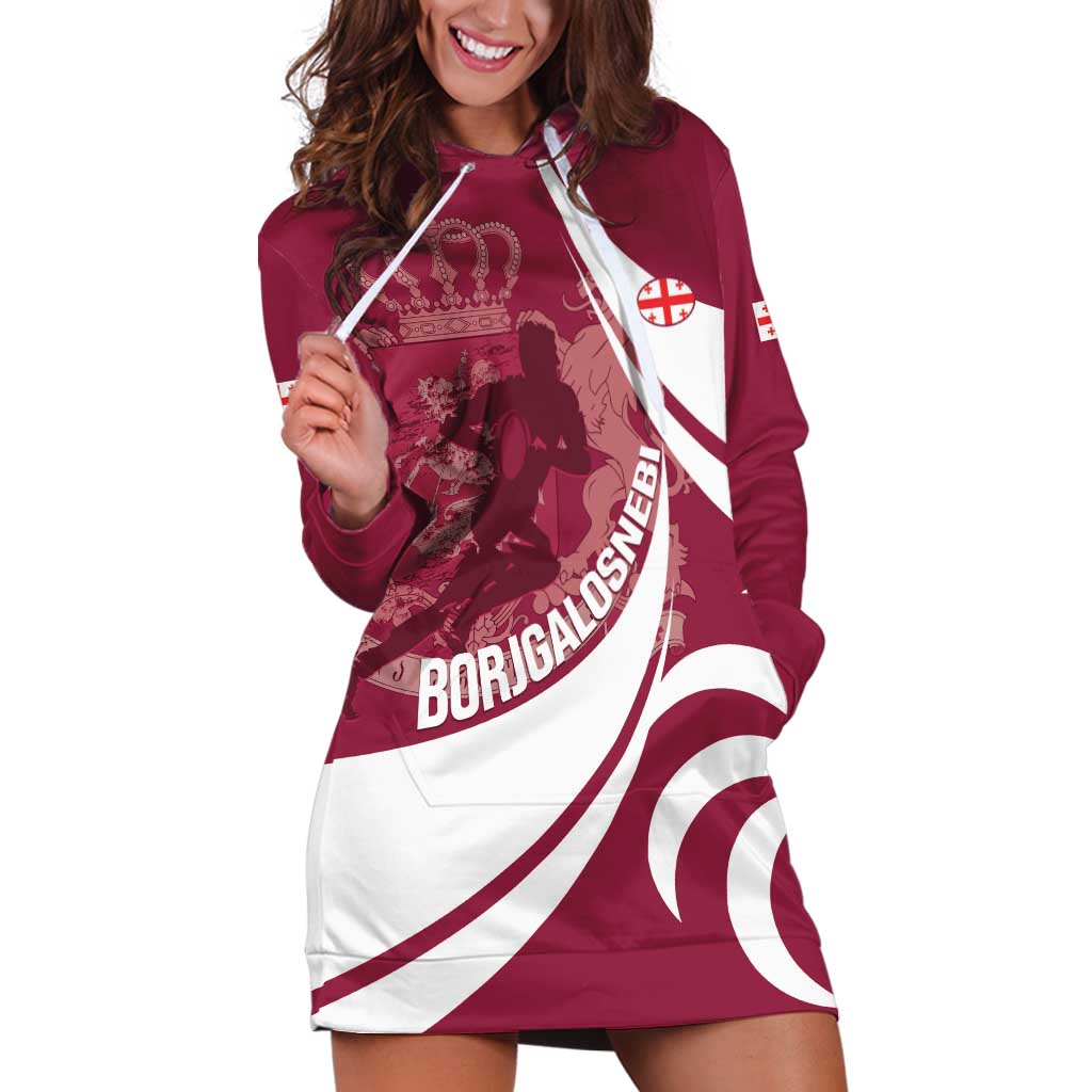 Custom Georgia Rugby Hoodie Dress Go Borjgalosnebi