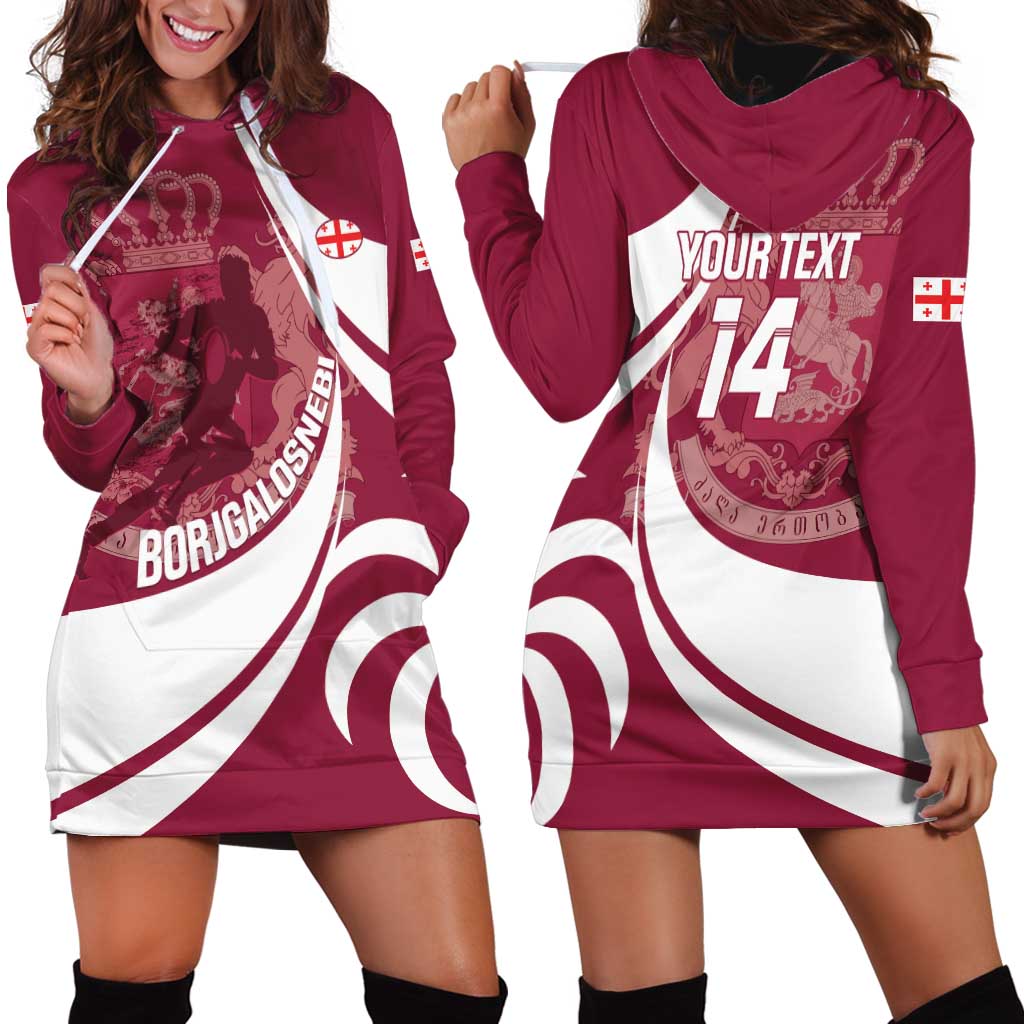 Custom Georgia Rugby Hoodie Dress Go Borjgalosnebi