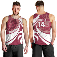 Custom Georgia Rugby Men Tank Top Go Borjgalosnebi