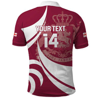 Custom Georgia Rugby Polo Shirt Go Borjgalosnebi