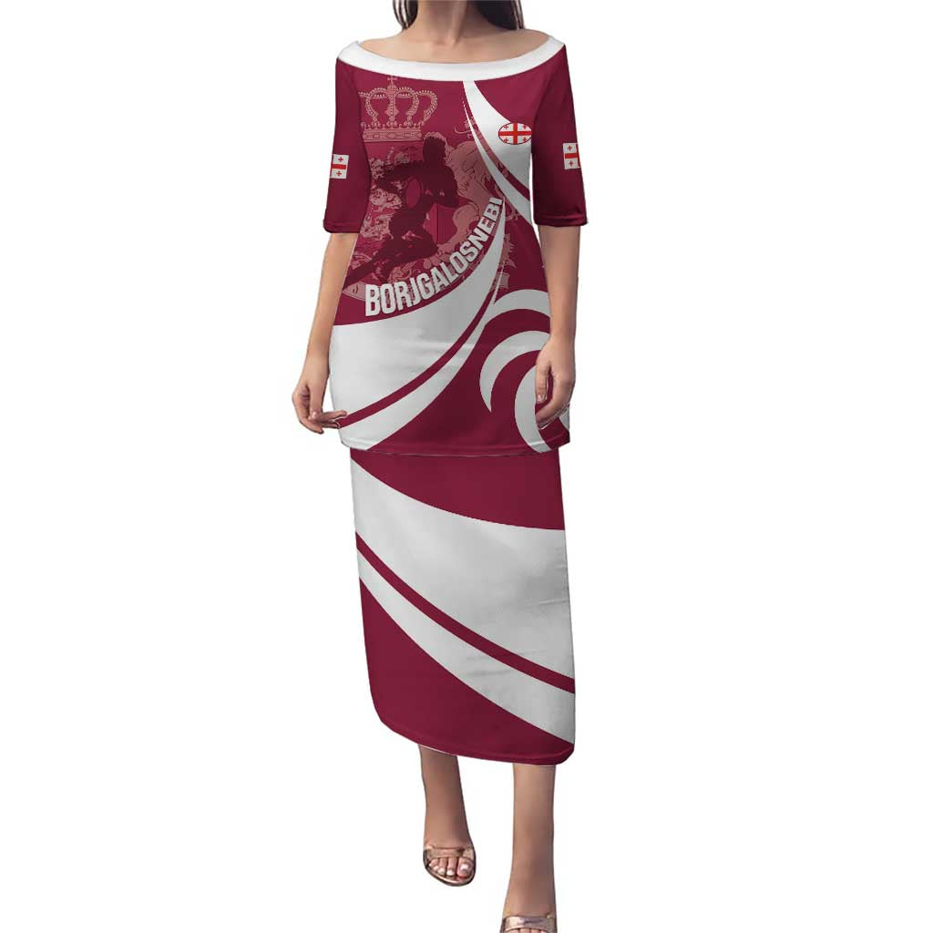 Custom Georgia Rugby Puletasi Go Borjgalosnebi