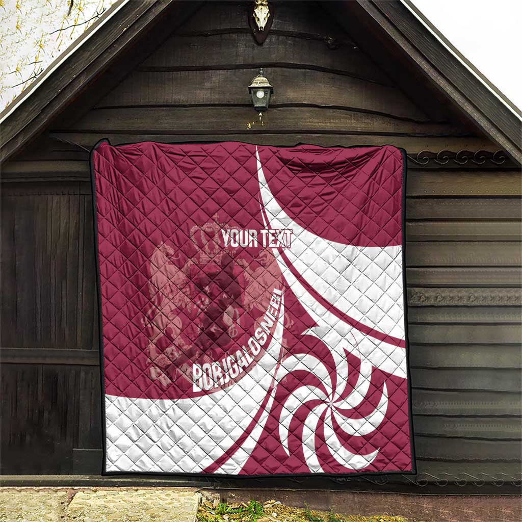 Custom Georgia Rugby Quilt Go Borjgalosnebi