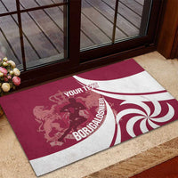 Custom Georgia Rugby Rubber Doormat Go Borjgalosnebi