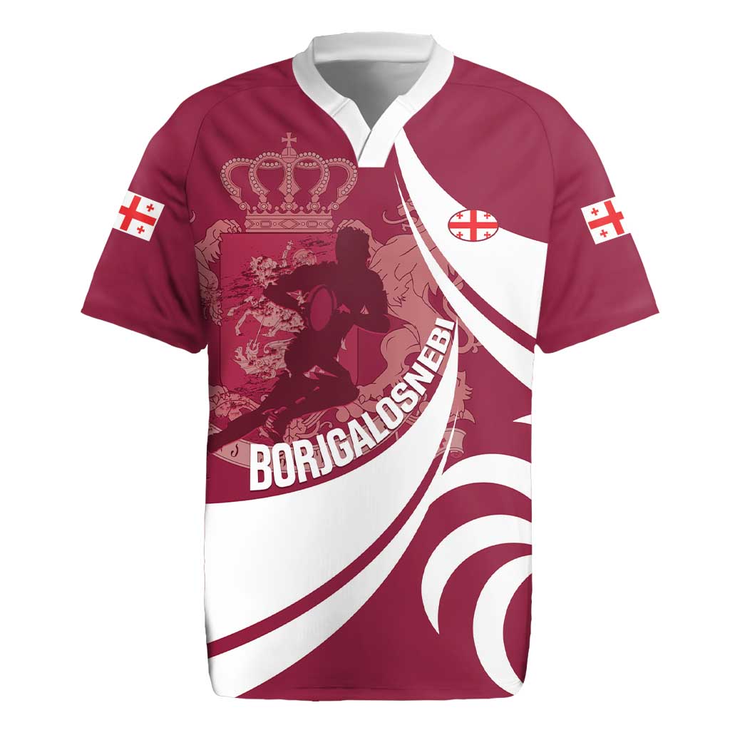 Custom Georgia Rugby Rugby Jersey Go Borjgalosnebi
