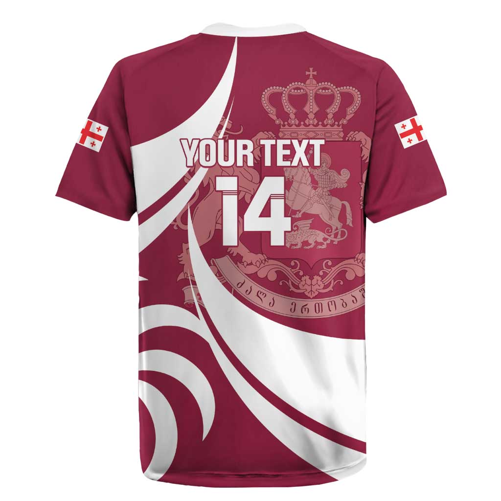Custom Georgia Rugby Rugby Jersey Go Borjgalosnebi