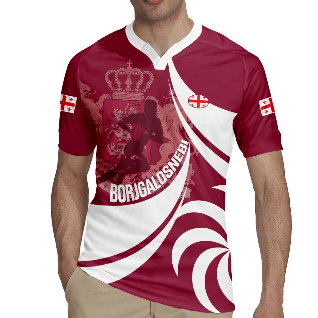 Custom Georgia Rugby Rugby Jersey Go Borjgalosnebi