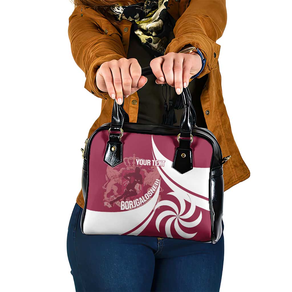 Custom Georgia Rugby Shoulder Handbag Go Borjgalosnebi