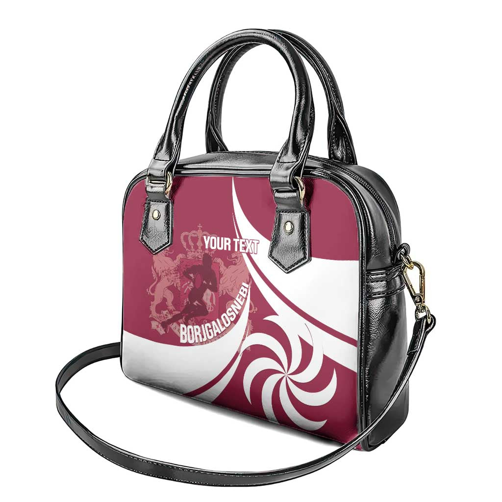 Custom Georgia Rugby Shoulder Handbag Go Borjgalosnebi