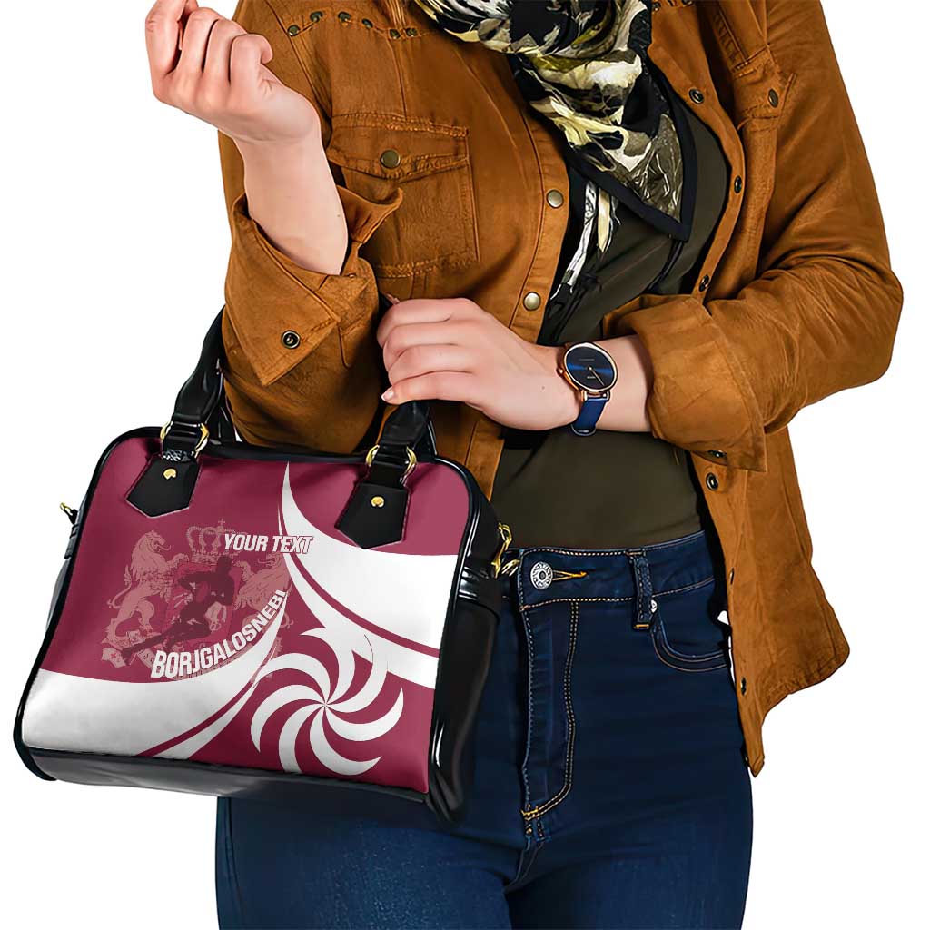 Custom Georgia Rugby Shoulder Handbag Go Borjgalosnebi