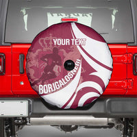 Custom Georgia Rugby Spare Tire Cover Go Borjgalosnebi