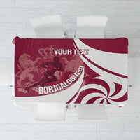 Custom Georgia Rugby Tablecloth Go Borjgalosnebi