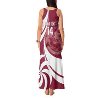 Custom Georgia Rugby Tank Maxi Dress Go Borjgalosnebi
