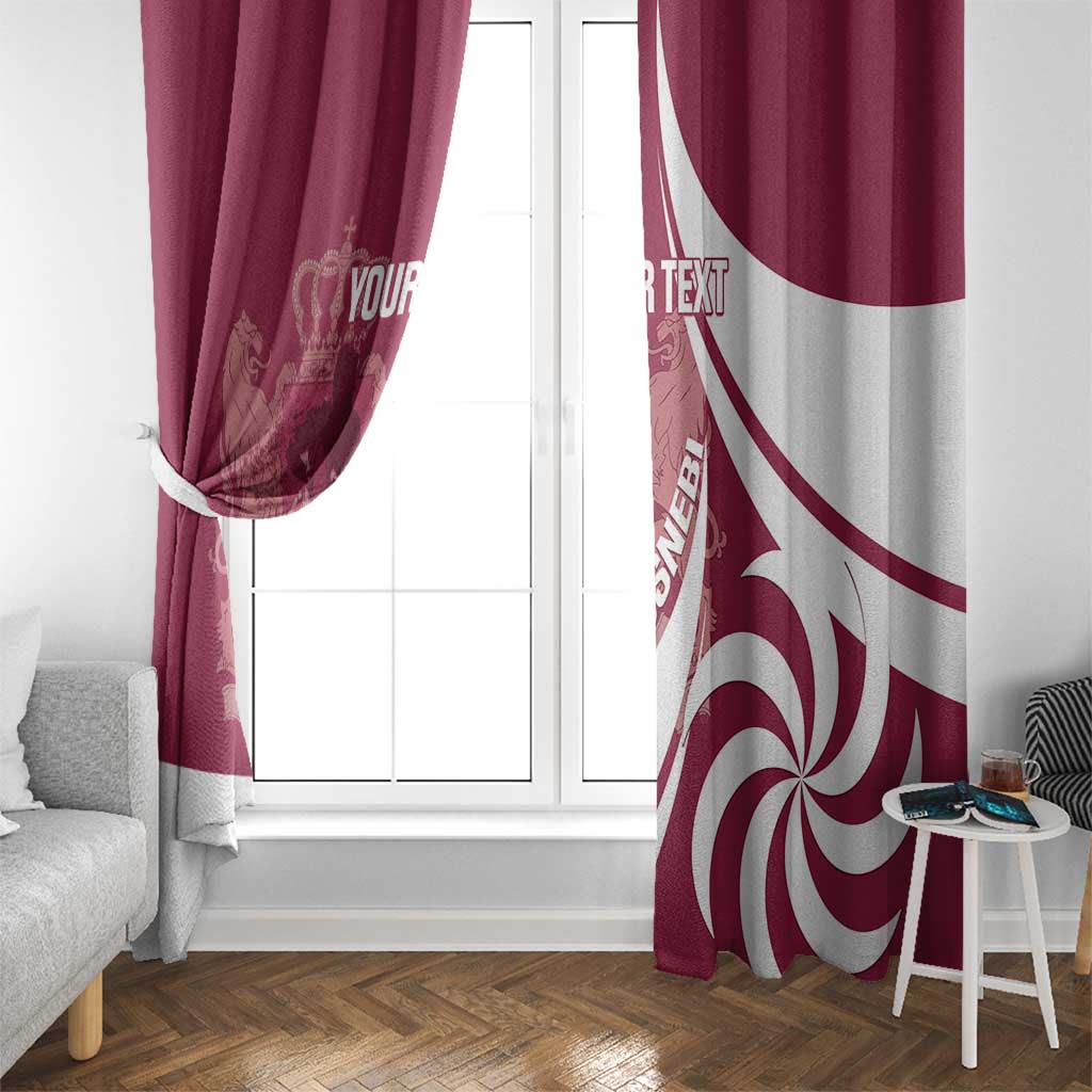 Custom Georgia Rugby Window Curtain Go Borjgalosnebi
