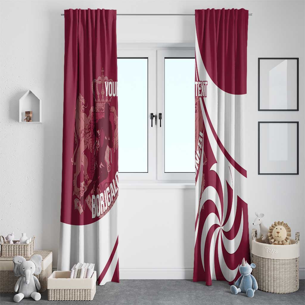 Custom Georgia Rugby Window Curtain Go Borjgalosnebi