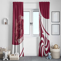 Custom Georgia Rugby Window Curtain Go Borjgalosnebi