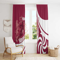 Custom Georgia Rugby Window Curtain Go Borjgalosnebi