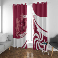 Custom Georgia Rugby Window Curtain Go Borjgalosnebi