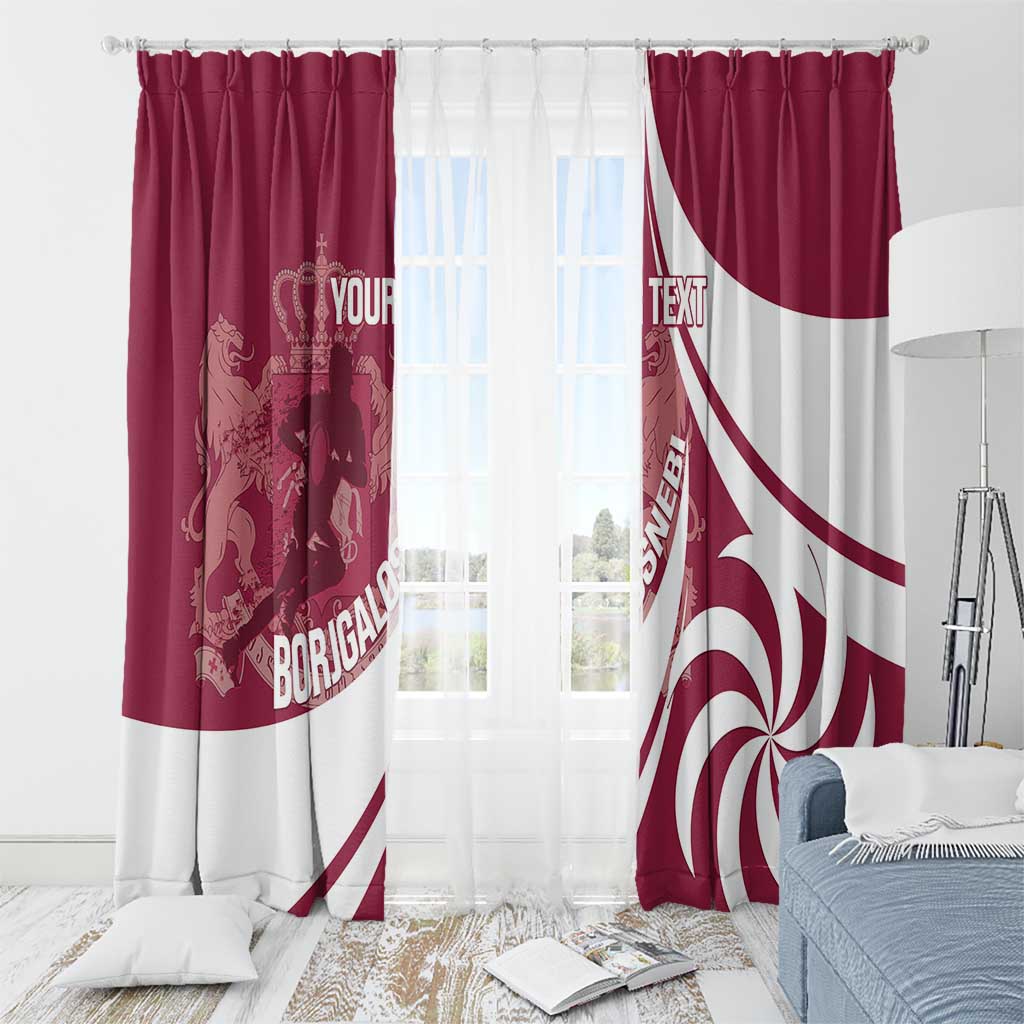 Custom Georgia Rugby Window Curtain Go Borjgalosnebi