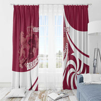 Custom Georgia Rugby Window Curtain Go Borjgalosnebi