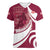 Custom Georgia Rugby Women V-Neck T-Shirt Go Borjgalosnebi