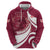 Custom Georgia Rugby Zip Hoodie Go Borjgalosnebi