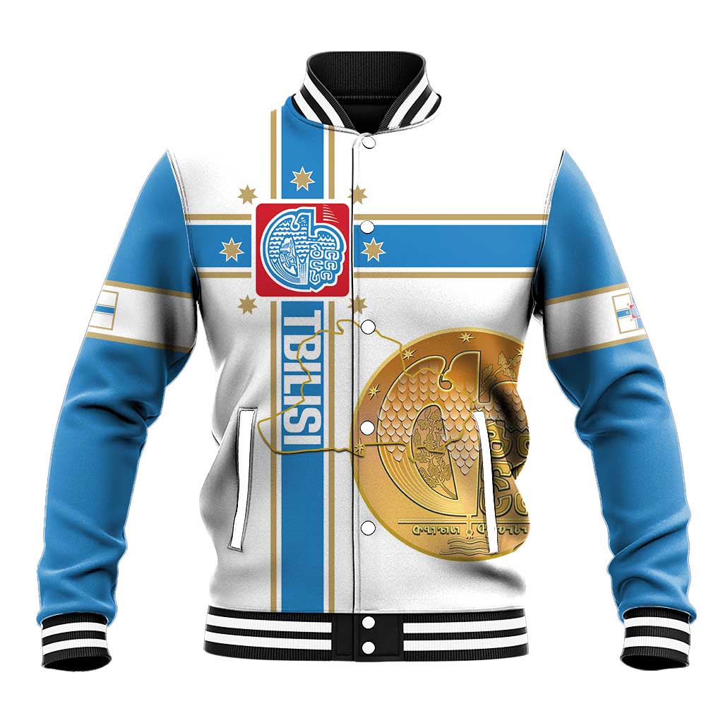 Georgia Tbilisi Capital Baseball Jacket The Warm Place Flag Style