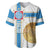 Georgia Tbilisi Capital Baseball Jersey The Warm Place Flag Style