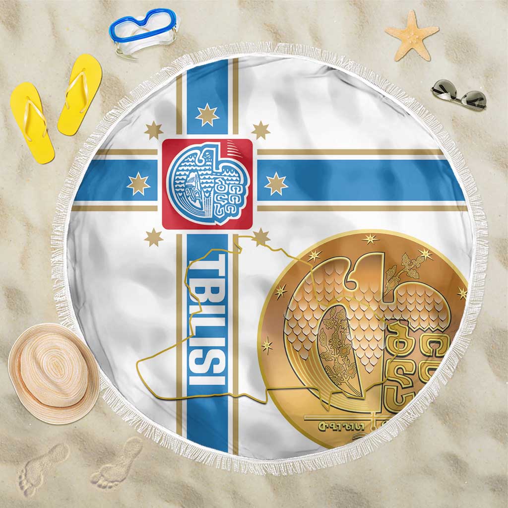 Georgia Tbilisi Capital Beach Blanket The Warm Place Flag Style
