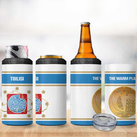 Georgia Tbilisi Capital 4 in 1 Can Cooler Tumbler The Warm Place Flag Style