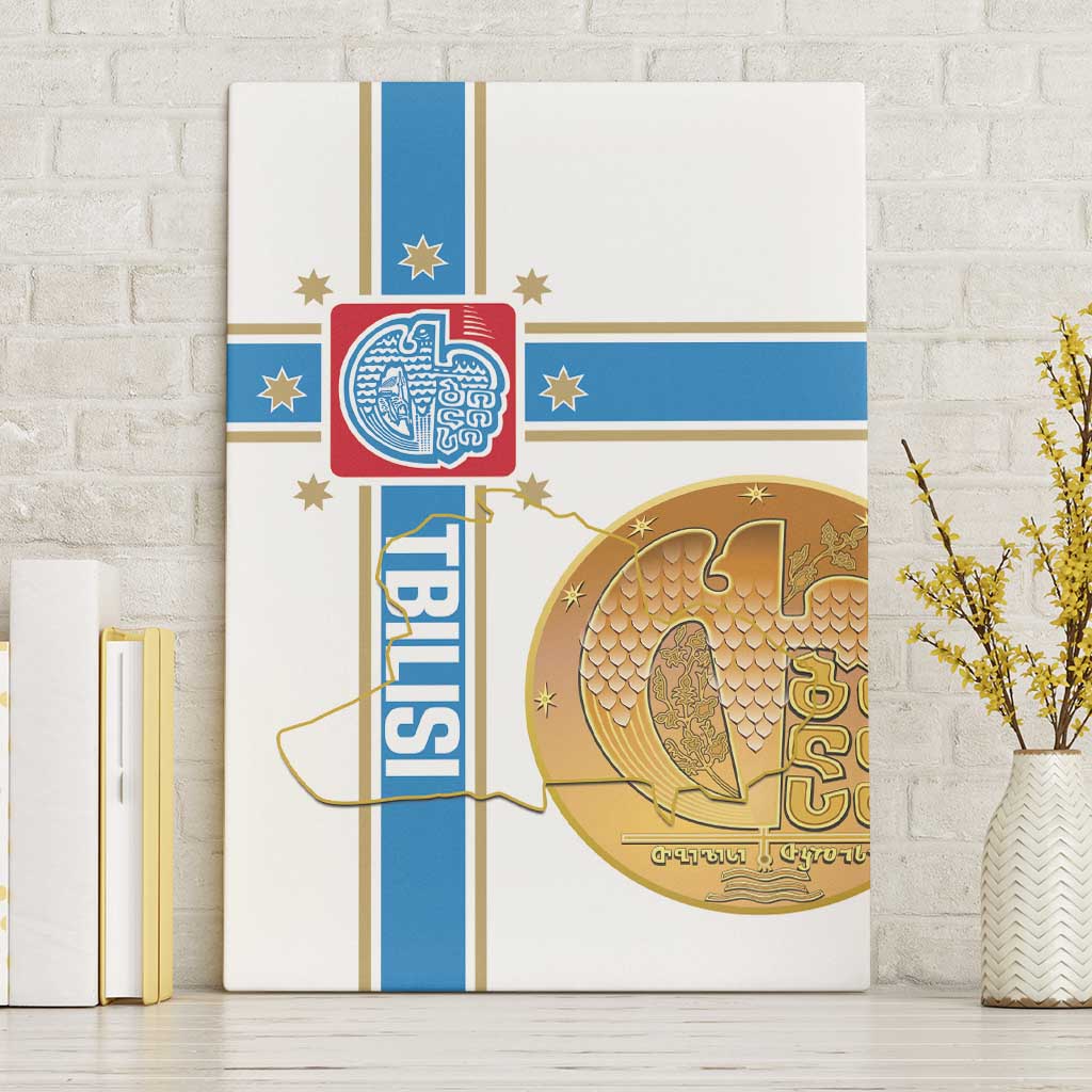Georgia Tbilisi Capital Canvas Wall Art The Warm Place Flag Style