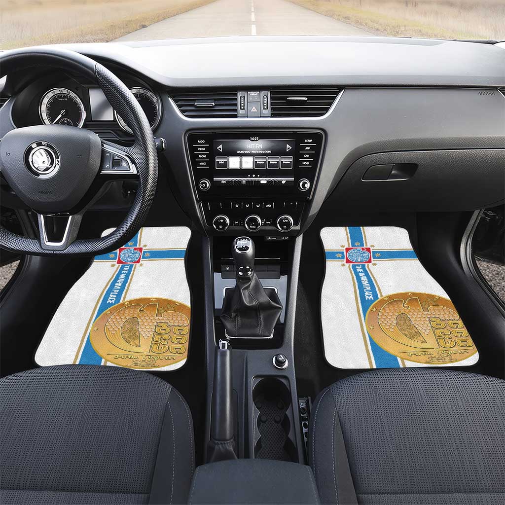 Georgia Tbilisi Capital Car Mats The Warm Place Flag Style