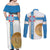 Georgia Tbilisi Capital Couples Matching Off Shoulder Maxi Dress and Long Sleeve Button Shirt The Warm Place Flag Style