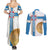Georgia Tbilisi Capital Couples Matching Summer Maxi Dress and Long Sleeve Button Shirt The Warm Place Flag Style