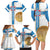 Georgia Tbilisi Capital Family Matching Long Sleeve Bodycon Dress and Hawaiian Shirt The Warm Place Flag Style