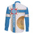 Georgia Tbilisi Capital Family Matching Long Sleeve Bodycon Dress and Hawaiian Shirt The Warm Place Flag Style