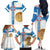 Georgia Tbilisi Capital Family Matching Off The Shoulder Long Sleeve Dress and Hawaiian Shirt The Warm Place Flag Style