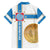 Georgia Tbilisi Capital Family Matching Off The Shoulder Long Sleeve Dress and Hawaiian Shirt The Warm Place Flag Style