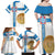 Georgia Tbilisi Capital Family Matching Off Shoulder Maxi Dress and Hawaiian Shirt The Warm Place Flag Style