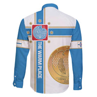 Georgia Tbilisi Capital Family Matching Off Shoulder Maxi Dress and Hawaiian Shirt The Warm Place Flag Style