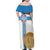 Georgia Tbilisi Capital Family Matching Off Shoulder Maxi Dress and Hawaiian Shirt The Warm Place Flag Style